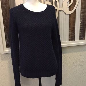Navy Blue Knit Sweater
